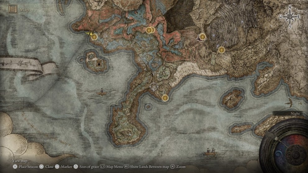 Cómo y dónde encontrar todos los fragmentos de mapas en Elden Ring Shadow of the Erdtree Southern Shore