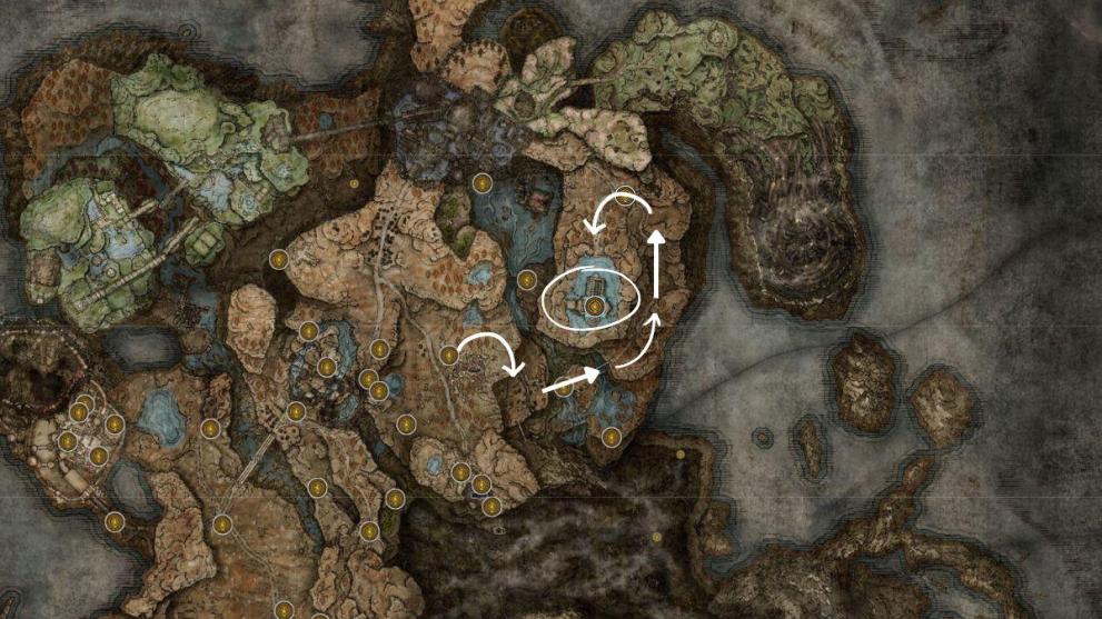 Elden Ring cuenta la iglesia de Ymir y conserva la ubicación en el mapa