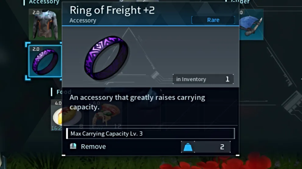 Descripción de Ring of Freight en Palworld