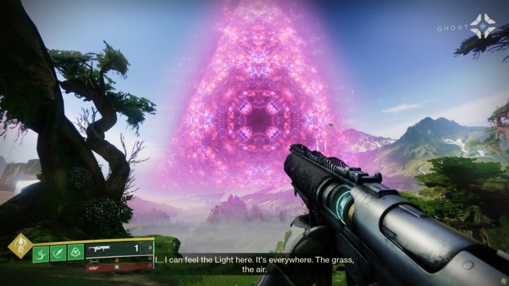 Destiny 2 mira una luz caleidoscópica