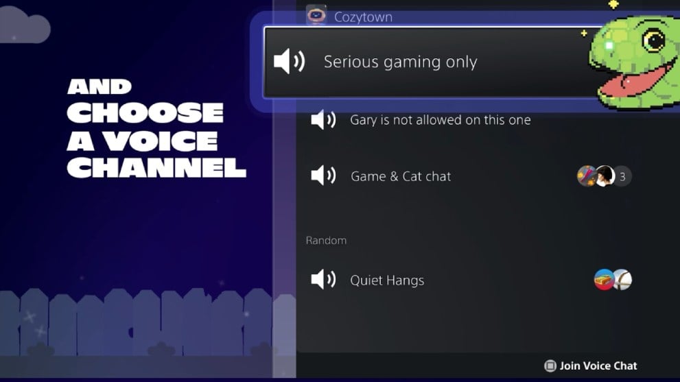 Únase a la llamada de voz de Discord desde la interfaz de PS5 con título