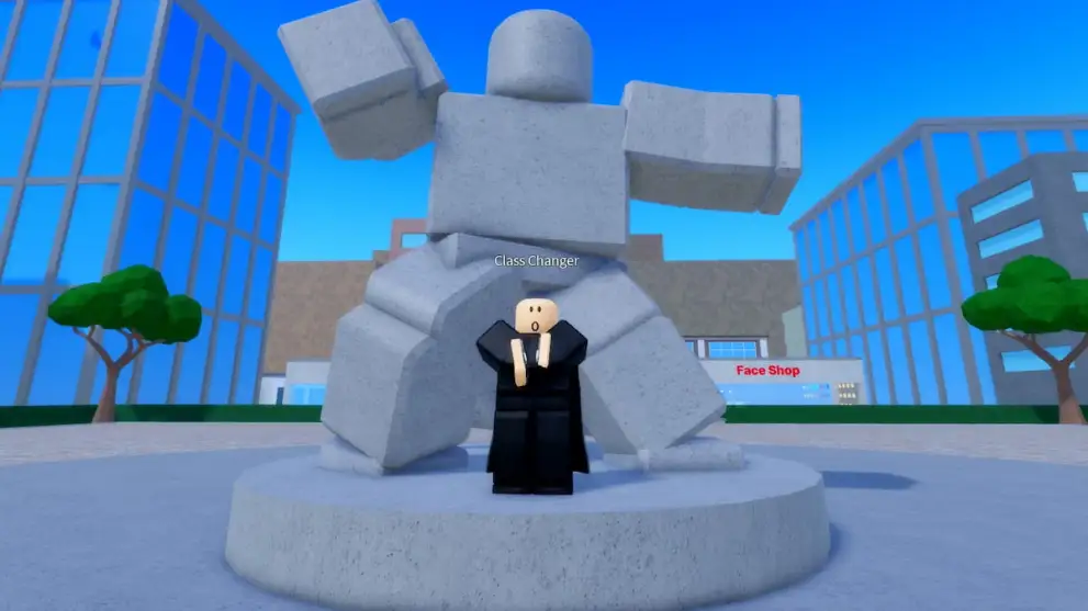 NPC cambiador de clase en Roblox A Hero's Destiny Experience