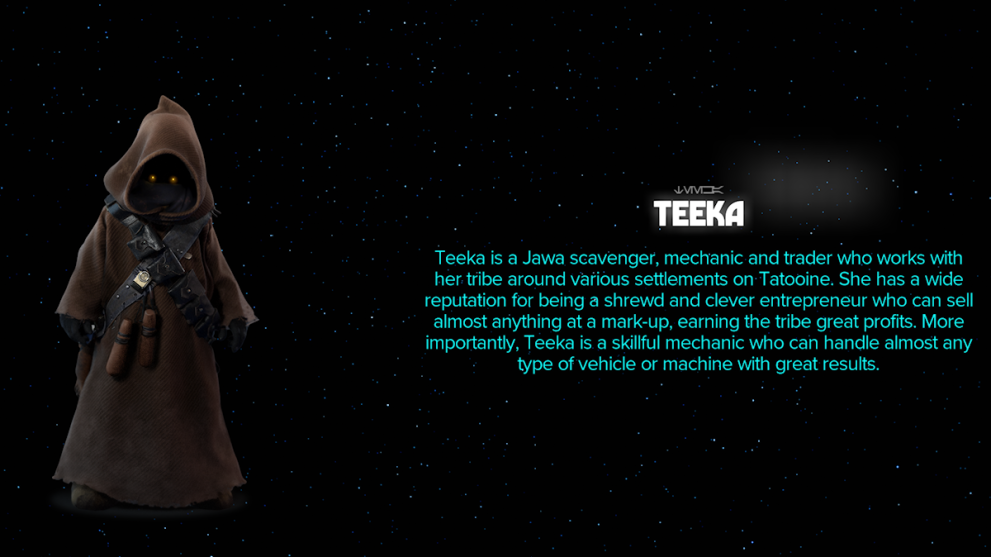 Biografía de Teeka de Los Forajidos de Star Wars