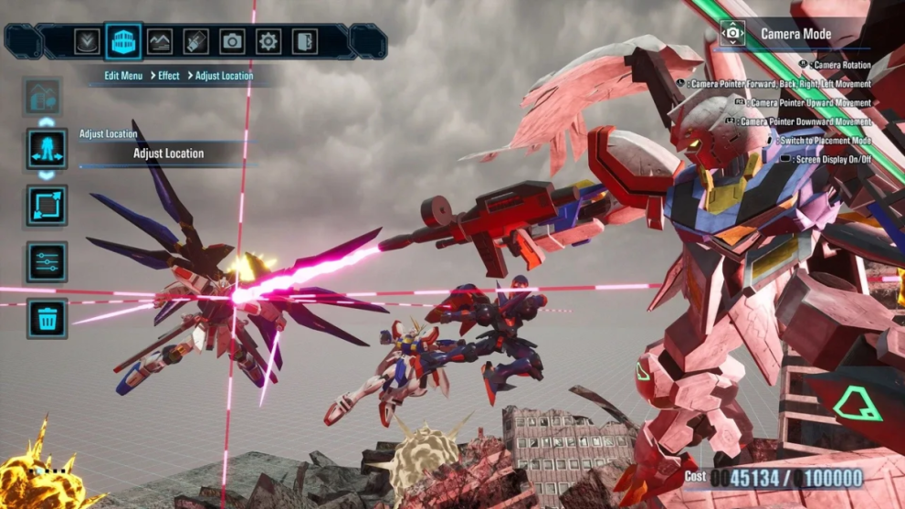 Manejo de armas en Gundam Breaker 4