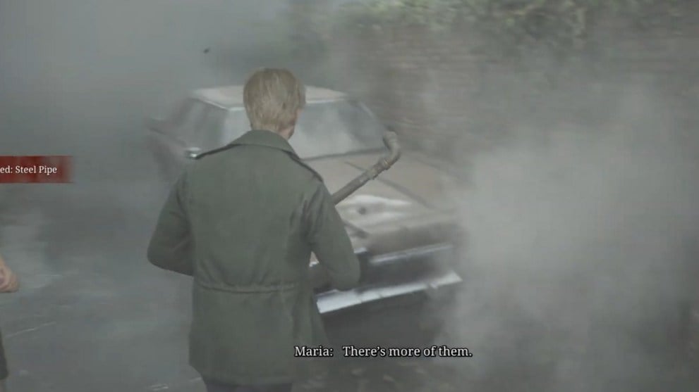 Obteniendo todas las armas en Silent Hill 2 Steel Pipe