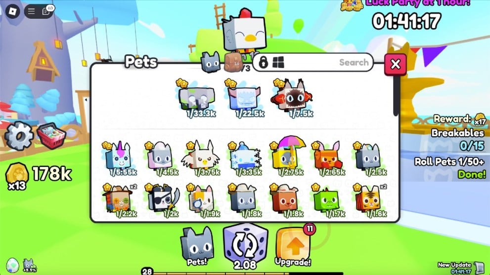 El inventario de mascotas en Pets Go.