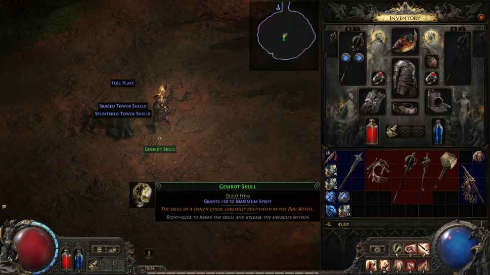 Cráneo Gemrot en Path of Exile 2