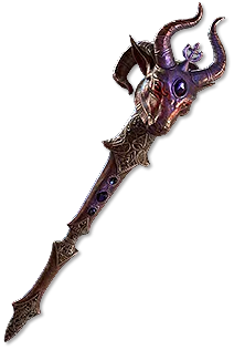 Fuente de poder Omen Scepter de Path of Exile 2