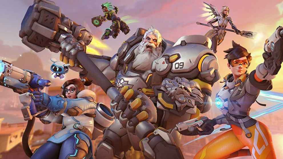 Overwatch 2 Mei, Tracer, Reinhardt, Mercy y Lucio