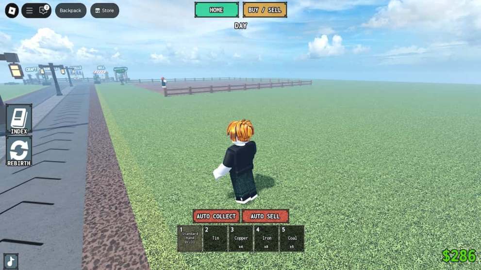 Captura de pantalla del juego de perforación sin título en el juego